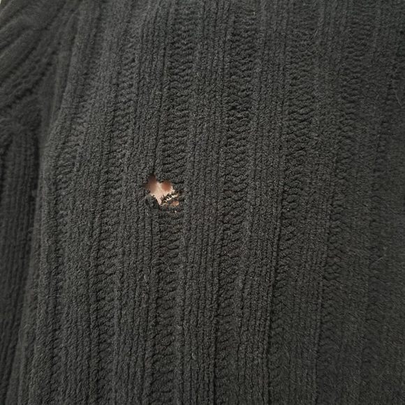 American Eagle Cropped Knit Sweater-top - Picture 2 of 5